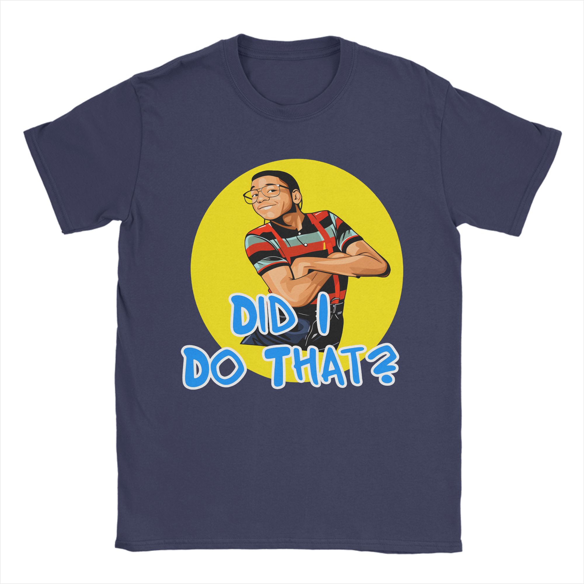 

Steve Urkel Family Matters Did I Do That TShirt Beach Cotton T Shirts For Couple Hippie Tshirt ShortSleeved Y2K Funny Clothes 4XL