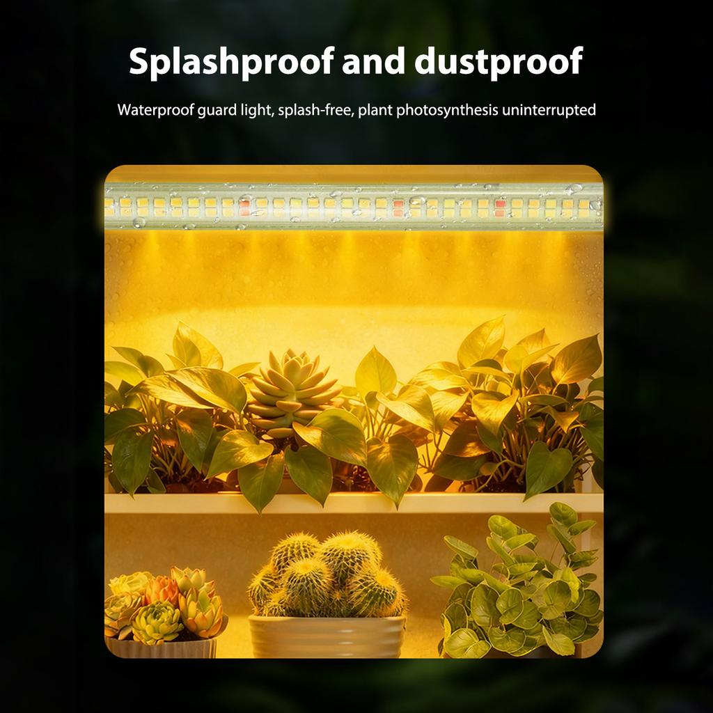 Full Spectrum Grow Light Indoor Hanging LED Plant Light Timer Multi-Level Dimming Adjustable for Succulents Flowers Hydroponics Greenhouse