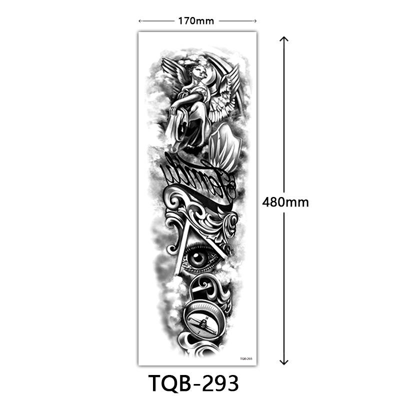 Full Arm Tattoo Sticker, Full Arm Big Picture Tattoo Sticker, Flower Arm Tattoo Sticker Tattoo
