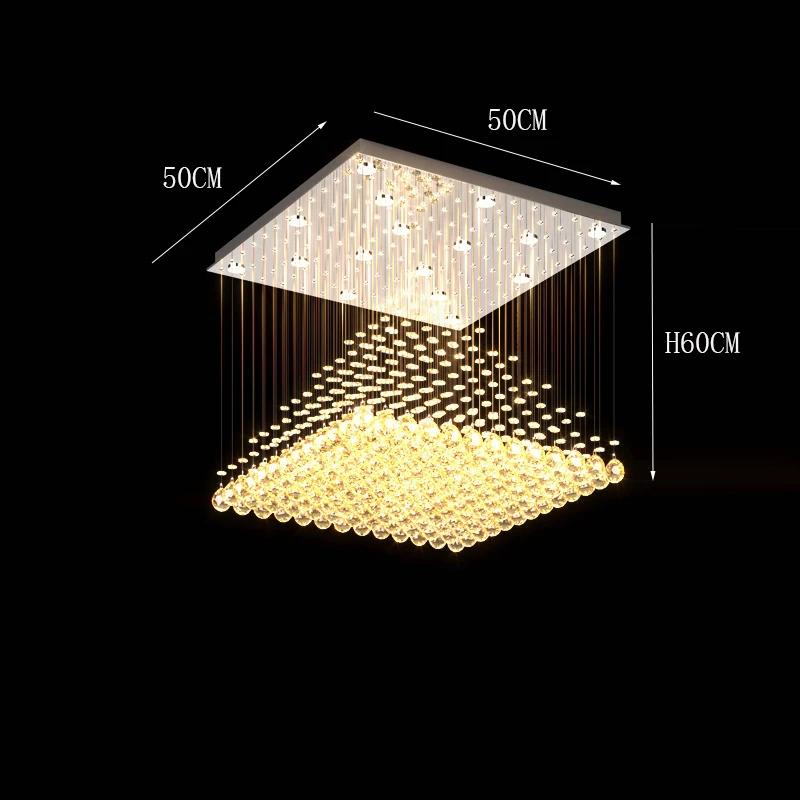 

Украшение дома Подвесная люстра Подвесные светильники для столовой Внутреннее освещение Светильник Потолочные лампы Необычные светильники Кристалл Cold White