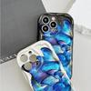 Roztomilý kreslený vzor s krémovou texturou Pouzdro s vlnitým okrajem, měkký silikonový kryt, pouzdro na telefon OPPO Reno Realme