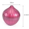 5pc Food Savers, Lemon & Onion Shaped, Multipurpose, Freezer Safe, Flip Top, Hand Wash, Durable Plastic Storage Containers