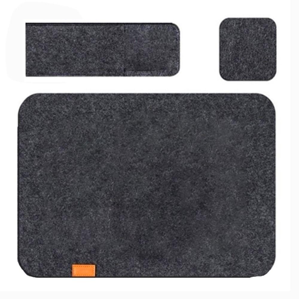 

3 шт./Набор Фетровый Изоляционный Плейсмат Моющийся Набор Подставок для Стола Коврик для Обеденного Стола Домашний Декор темно серый