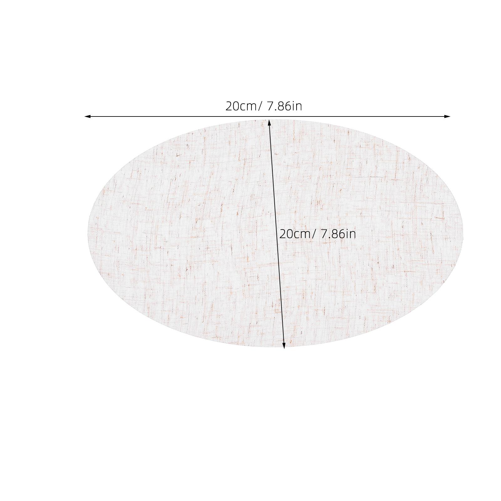 

2Pcs Round Ceiling Light Diffuser for Nursery Anti-Glare Lamp Cover Soft Illumination Heat-Resistant Bedroom Downlight Shade бежевий