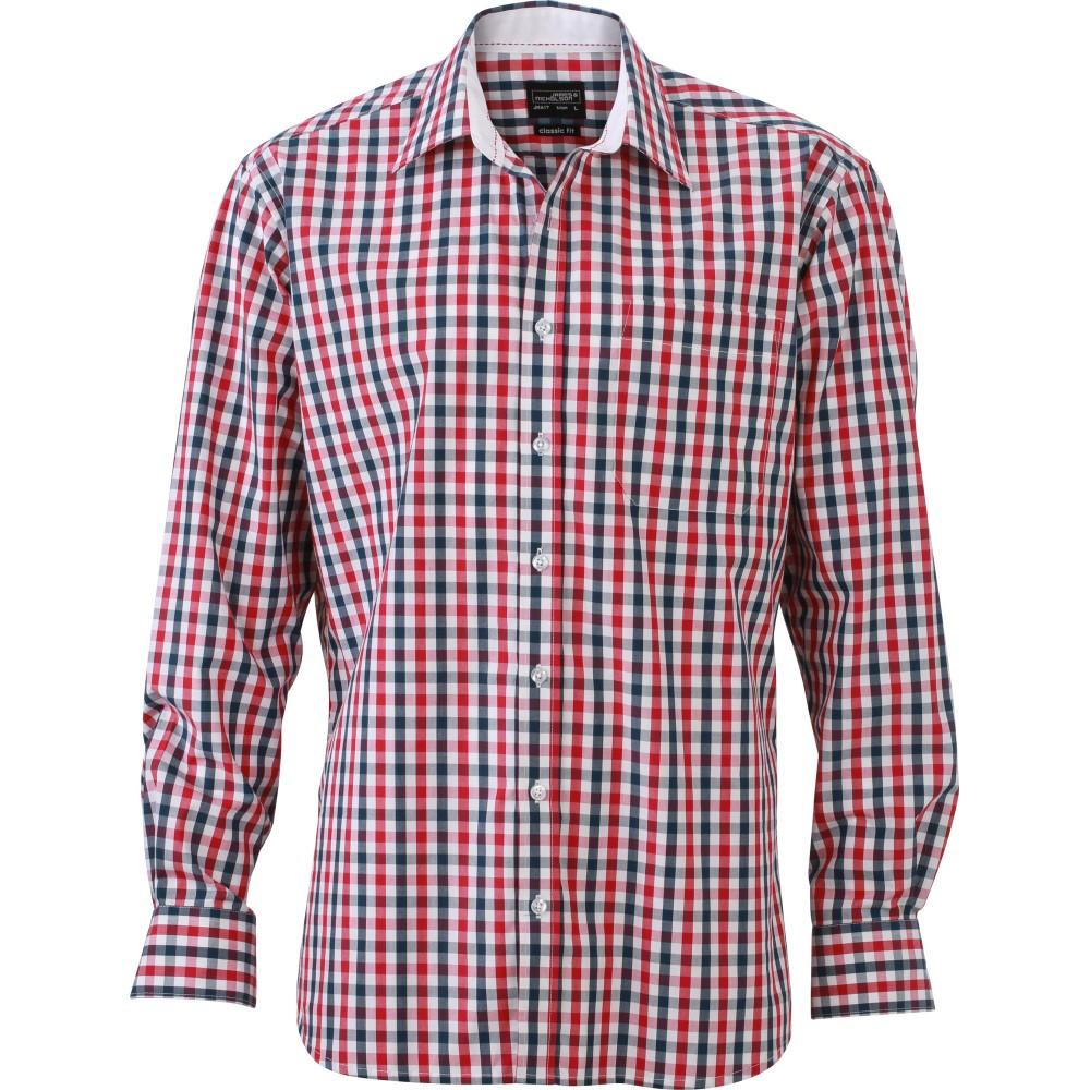 James and Nicholson Mens Checked Shirt