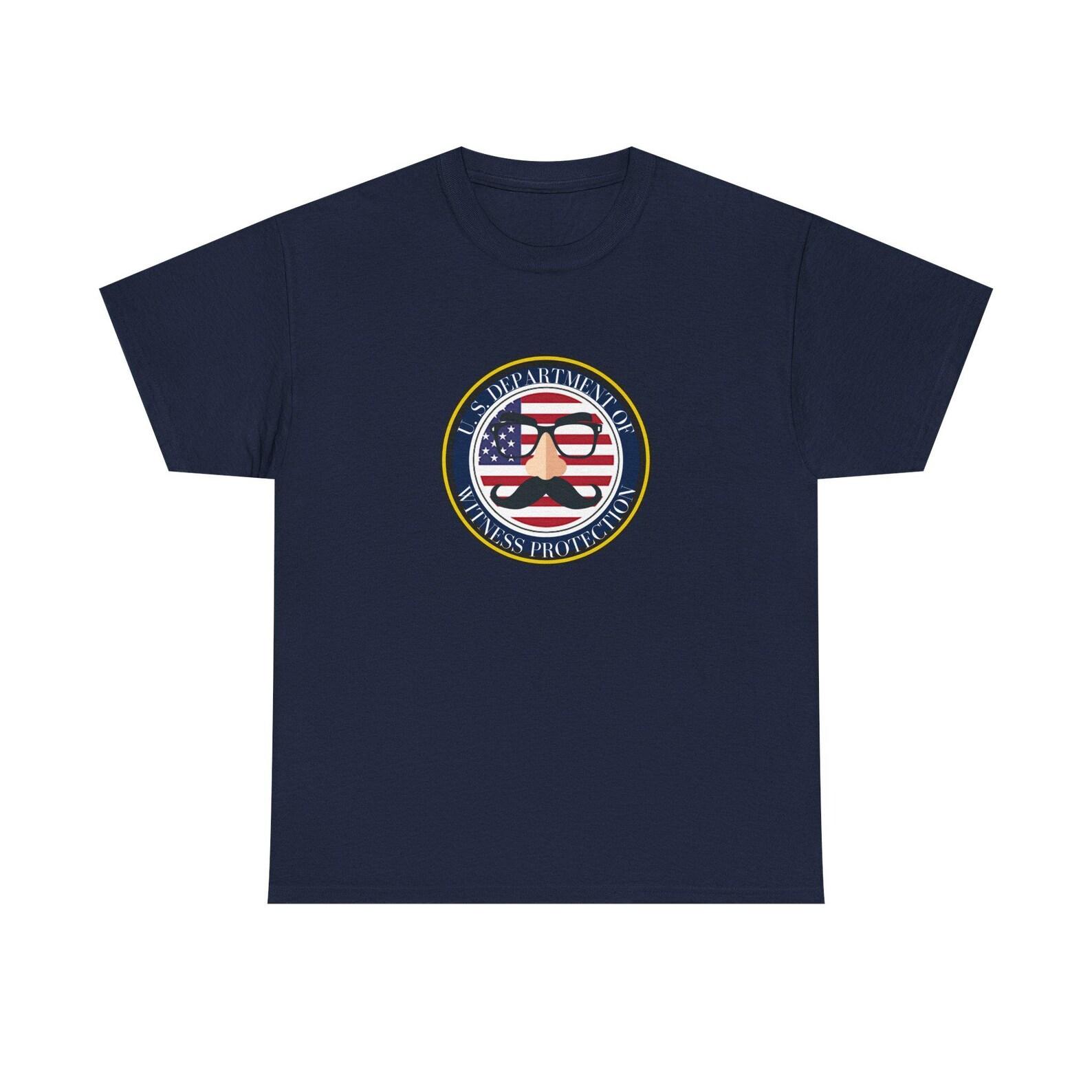 U.S. Department of Witness Protection | Comic Disguise | Unisex Tee 2XL