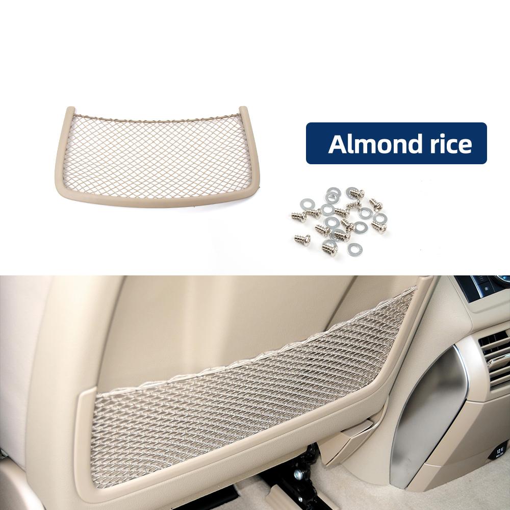 

Сумка для хранения на спинке сиденья автомобиля, сетчатые сумки, многофункциональная сетчатая сумка, сетчатый карман для Mercedes Benz ML GL GLS GLE Class W166 W164 W251 светло-бежевый