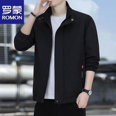 Men's Spring Autumn Thin Stand-Up Collar Casual Jacket
