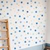 Fresh Blue and Yellow Star Children's Bedroom Wall Stickers