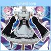 Exquisites Rezero Kara Hajimeru Lsekai Seikatsu Zwillinge Ram/rem Maid-Kleid Cosplay-Kostüm mit perfekten Nähten