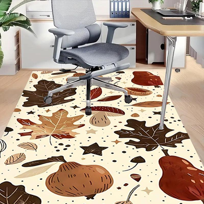 1PC Autumn Leaves Extra Large Non Slip Floor Carpet, Office, Family, Bedroom, Studio Large Area Rug Indoor Rugs, Vibrant Colors