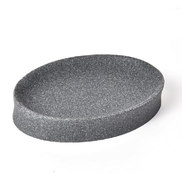 IMEEA Soap Dish Resin Soap Tray Soap Holder Sponge Hand Soap Dish Holder for Bathroom Shower Kitchen Sink Counter (Beige) серый