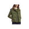 Skechers Casual Solid Color Stand Collar Woven Down Vest Women vest Olive L323W052-0067