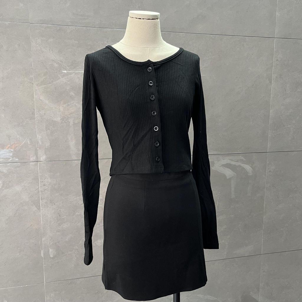 Women's Summer Ice Silk Knitted Crop Cardigan - Thin, Long-Sleeve, Sunscreen, Tight-Fit