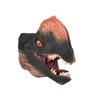 Set di pupazzi di gomma morbida a forma di dinosauro Dilophosaurus Set di guanti per burattini da mano per bambini
