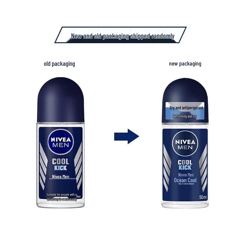 NIVEA Men's Ocean Cool Antiperspirant Roll-on
