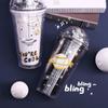 Easy Cleaning Double Layer BPA Free for ,Students,Staff Portable Household Straw Cup Drinkware Water Bottle Bottle Gifts