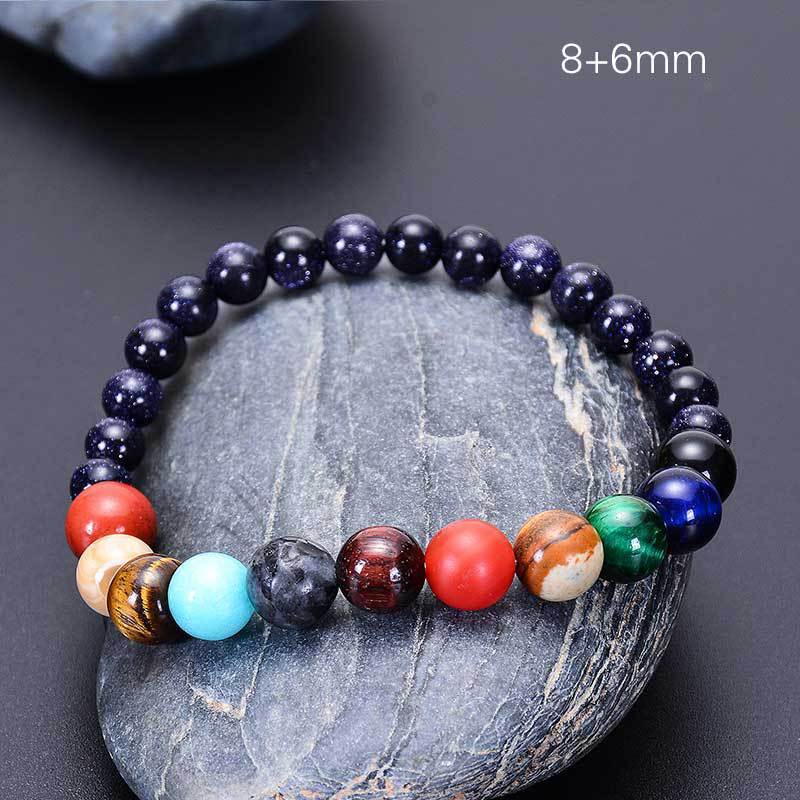 JYL TS Bracelet  Men's Volcanic Style Braided Design Fosters Stability