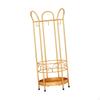Iron Round Umbrella Stand Rack Organizer Multi Purpose Free Standing Holder for Hotel
