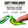 5PCS 5.5cm 12g Frog Crankbait Lures PVC Fishing Baits Durable Topwater Frog Lures  For Snakehead