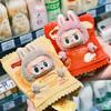 For 15cm Labubu The Monsters Figure Doll Potato Chip Packaging Clothes Cartoon Heartbeat Macaron Clothes