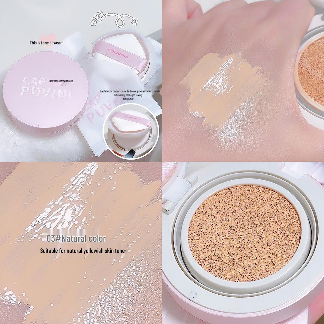 Choose Cappuvini Matte Cushion Foundation: Moisturizing, Long-Lasting, Creamy Skin Brightening Concealer.