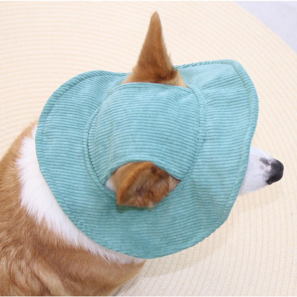 Dog hat leaking ears cute breathable sun protection pet sun hat Shiba Inu Corgi baseball cap