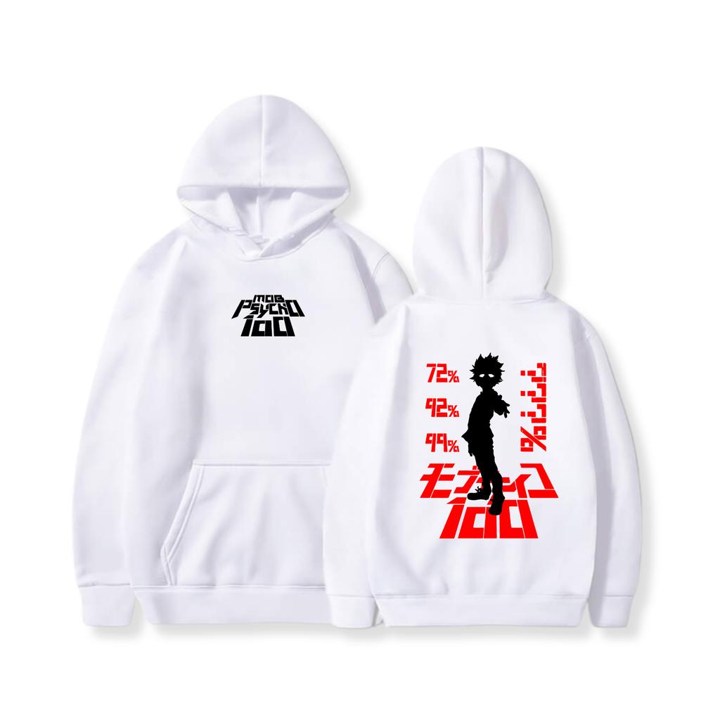 Shigeo Kageyama Mob Psycho 100 Hoodie Men Women Fleece Warm Sweatshirts Vintage Oversized Streetwear Y2k Pullover Tracksuit Female Male Clothing