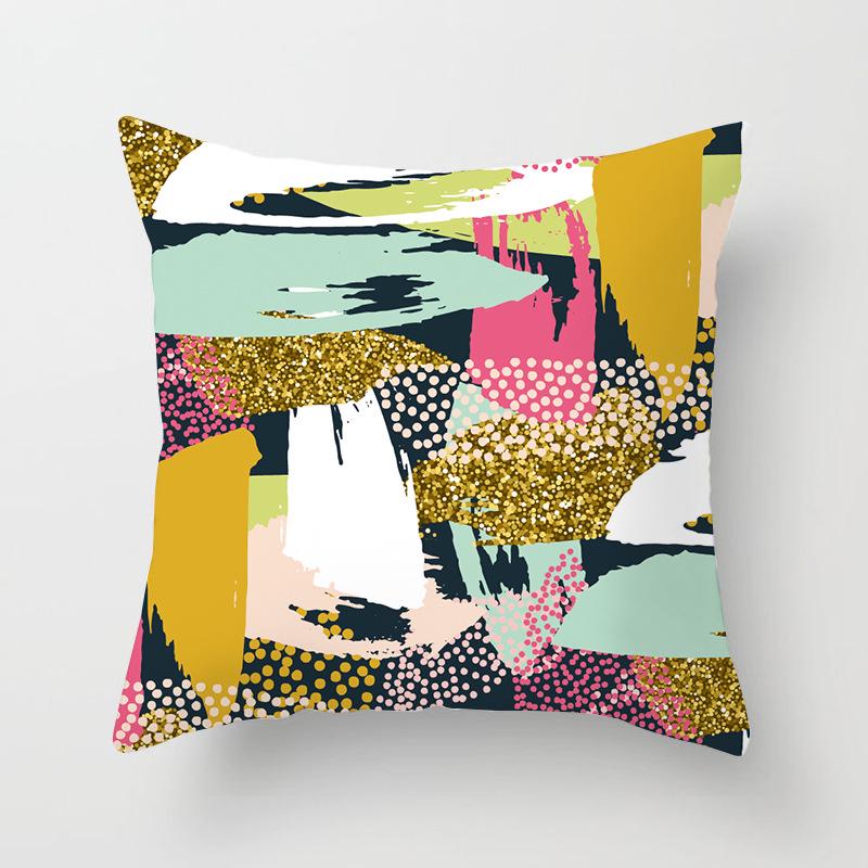 Nordisch Ins Kissen Polka Dot Geometrischer Streifen Kissenbezug Quadratische Heimtextilien