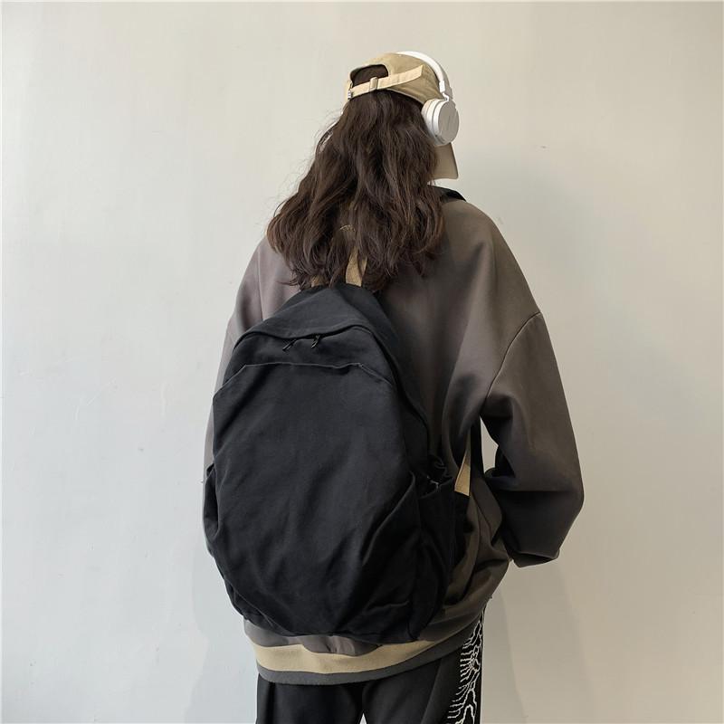 Zaino Scolastico Stile Femminile Retrò Mori Tela Zaino Giapponese Harajuku Studente delle Scuole Superiori Semplice Versatile Zaino