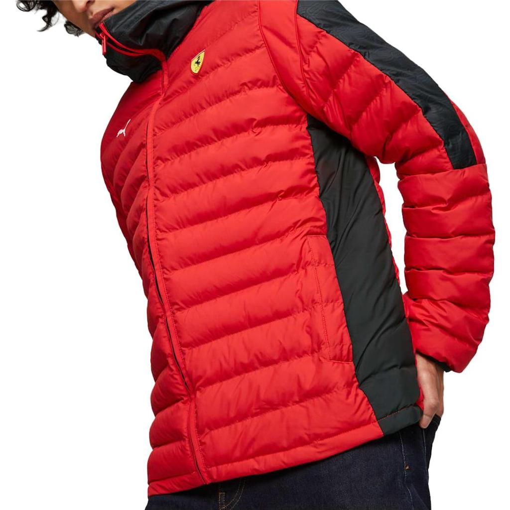 Puma Scuderia Ferrari Race T7 Ecolite Bunda Pánská Bunda Červená 620934-02