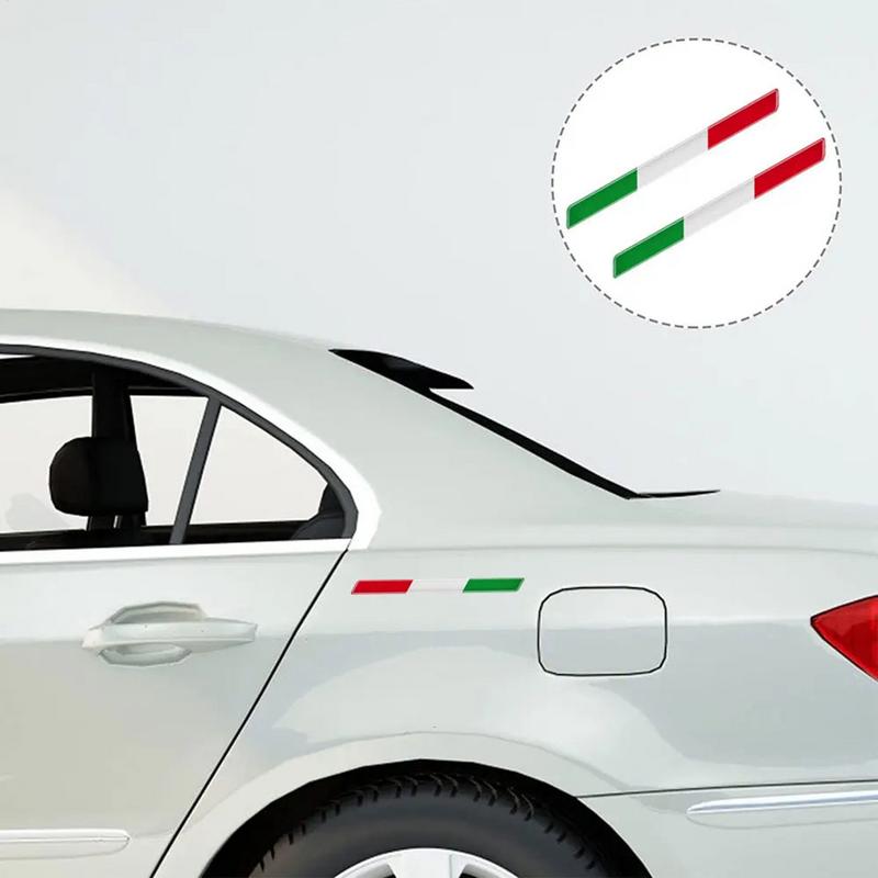 

Italian Flag Sticker Decorative Bumper Decals Adhesive Motorcycle Graphics 3D Auto Body Decals for Vehicles Trucks Sedans CHINA