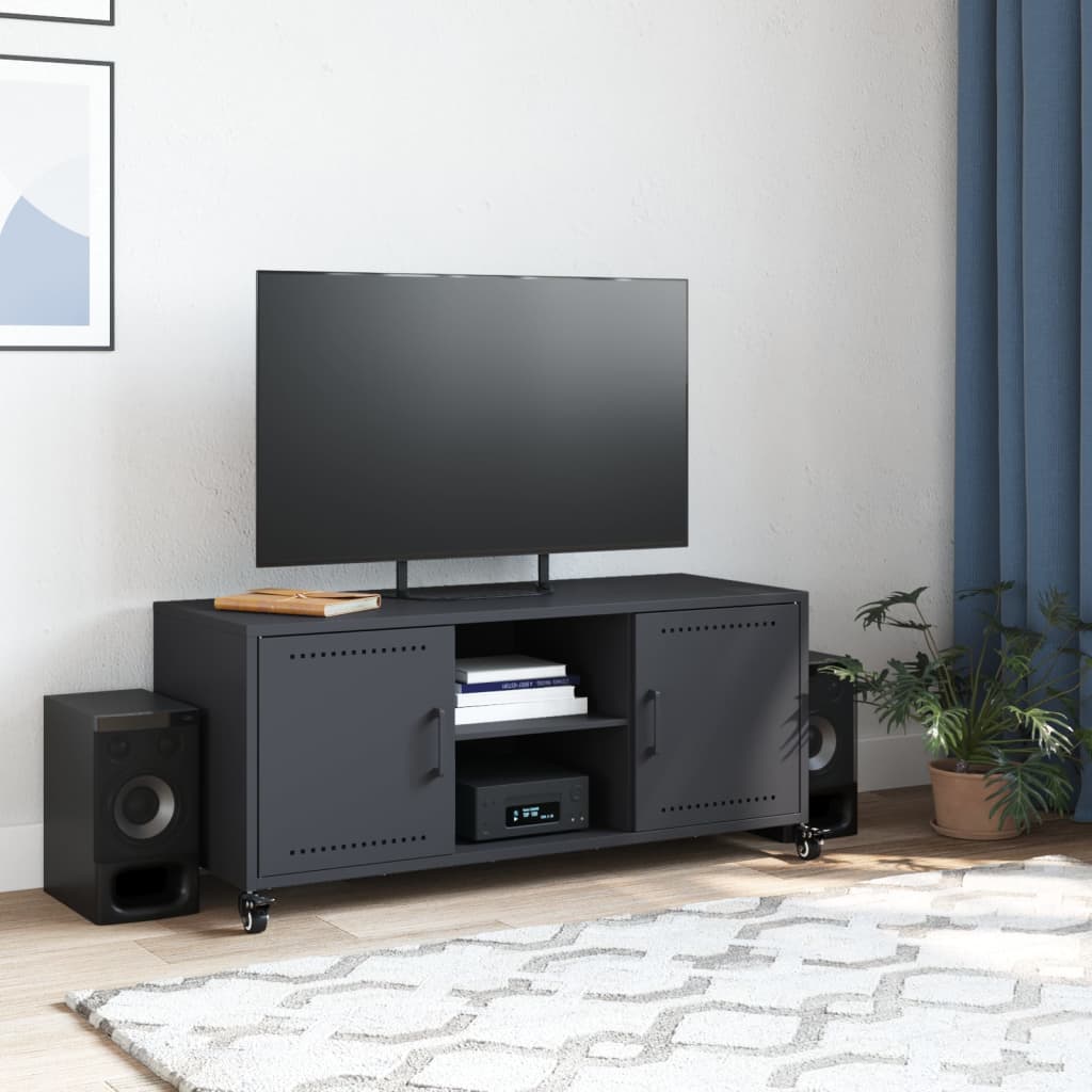 TV Cabinet Anthracite 100.5 x 39 x 43.5 cm Steel