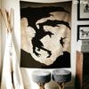 Skyrim Wall Tapestry Aesthetic Wall Hanging Printed Fabric Blanket Decorative Tapestries for Bedroom Living Room Home Decor