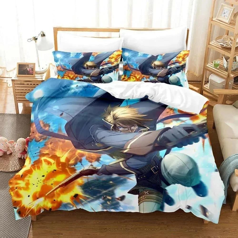 3D Print Anime Code Realize Guardian Of Rebirth Bedding Set Cartoon Anime Three-Piece Set Adult Kid Bedroom Duvet Cover Sets