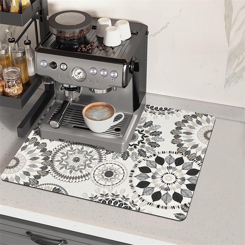 Kitchen Table Mat Coffee Mat Absorbent Mat Kitchen Bathroom Laundry Room Diatom Mud Can Be Washed Non-slip MAT