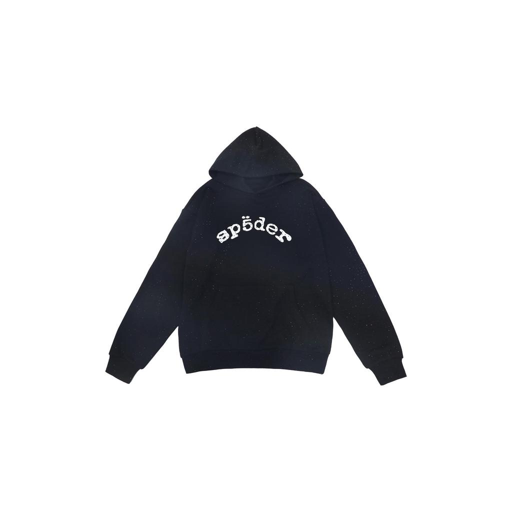 Hanorac Streetwear Greu de Calitate Superioară Sp5der cu Strass-uri pentru Cuplu