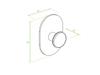 Bathroom HOOK TOWEL HOLDER Single Wall Self-adhesive Black
