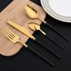 16pcs Dinnerware Set Stainless Steel Tableware Set Knife Fork Spoon Flatware Set Cutlery Set Knife Fork Spoon Tea Spoon