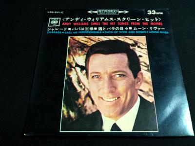 7-Zoll Schallplatte ANDY WILLIAMS - Sings The Hit Songs From The Movies LSS241C CBS 1964 Japan Rock Gebraucht