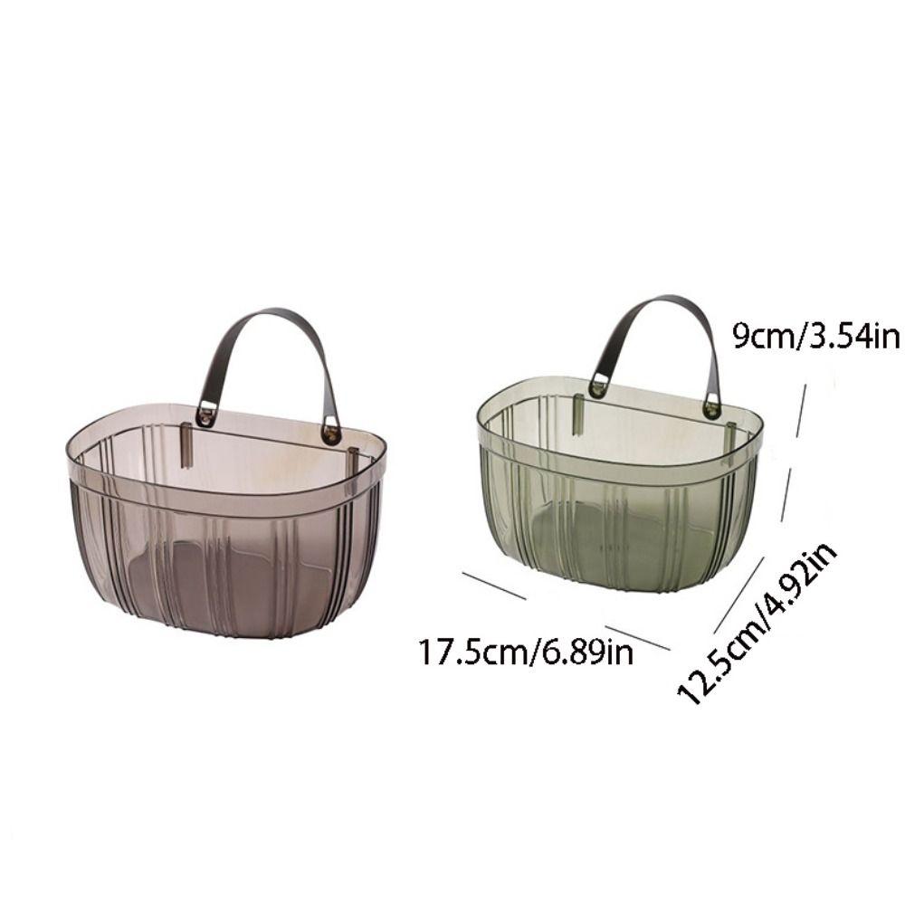 Creative Storage Rack Wall Mounted Storage Box Multi-Function Small Hanging Basket  Bathroom