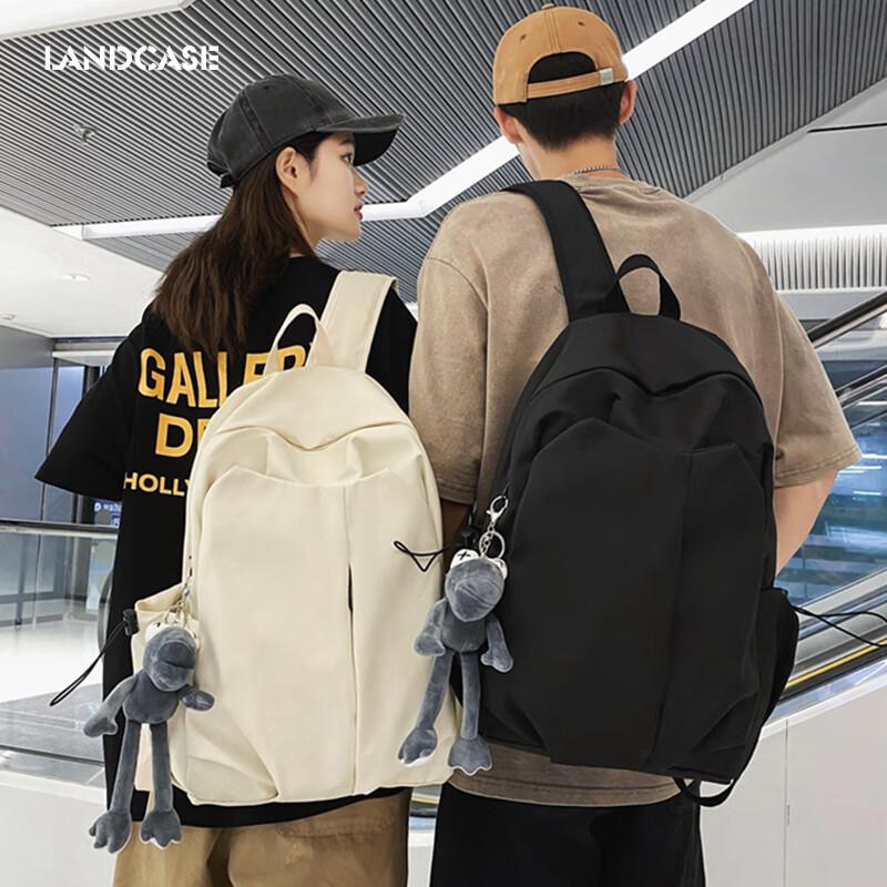 Landcase Backpack for Men, Casual Shoulder Bag for Middle School Students, Large Capacity Laptop Backpack