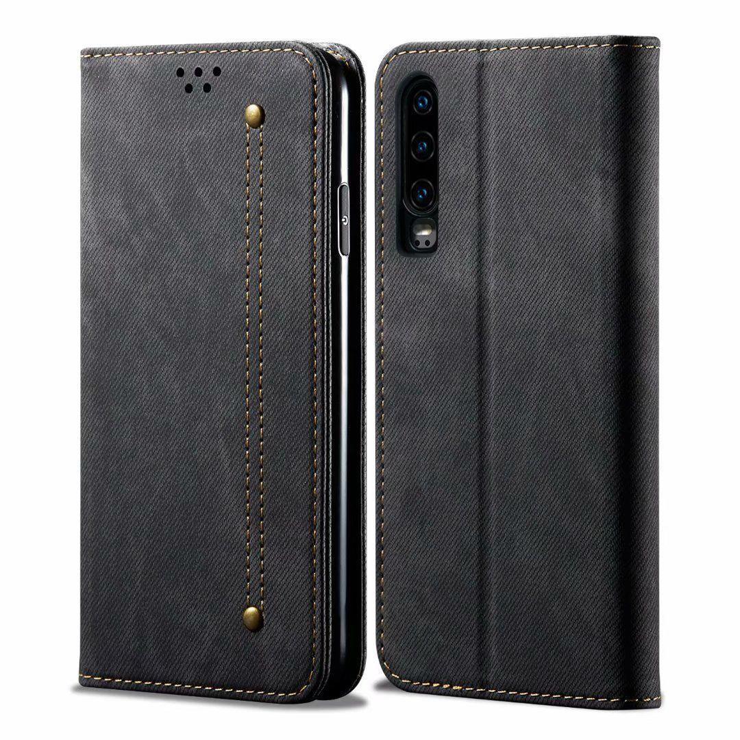 

Global Compatible Huawei P30/P30Pro Silicone Leather Flip Case чорний