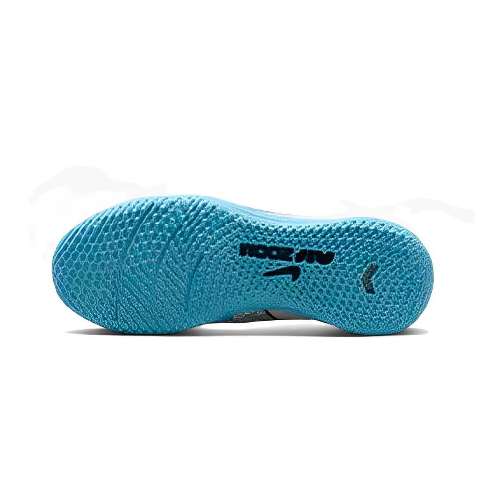 Nike Zoom Mercurial Vapor 15 Academy IC GS Blast Pack Kids Sneakers White Pink-Blast Baltic-Blue DJ5619-146