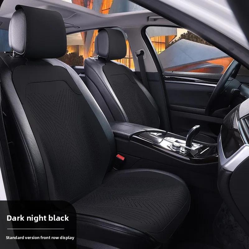Universelle Allwetter-Autositzbezüge Atmungsaktives Wildleder-Sitzpolster Anti-Rutsch-Schutzpolster Luxusauto Ultra-dünne Wildleder-Sitzbezüge