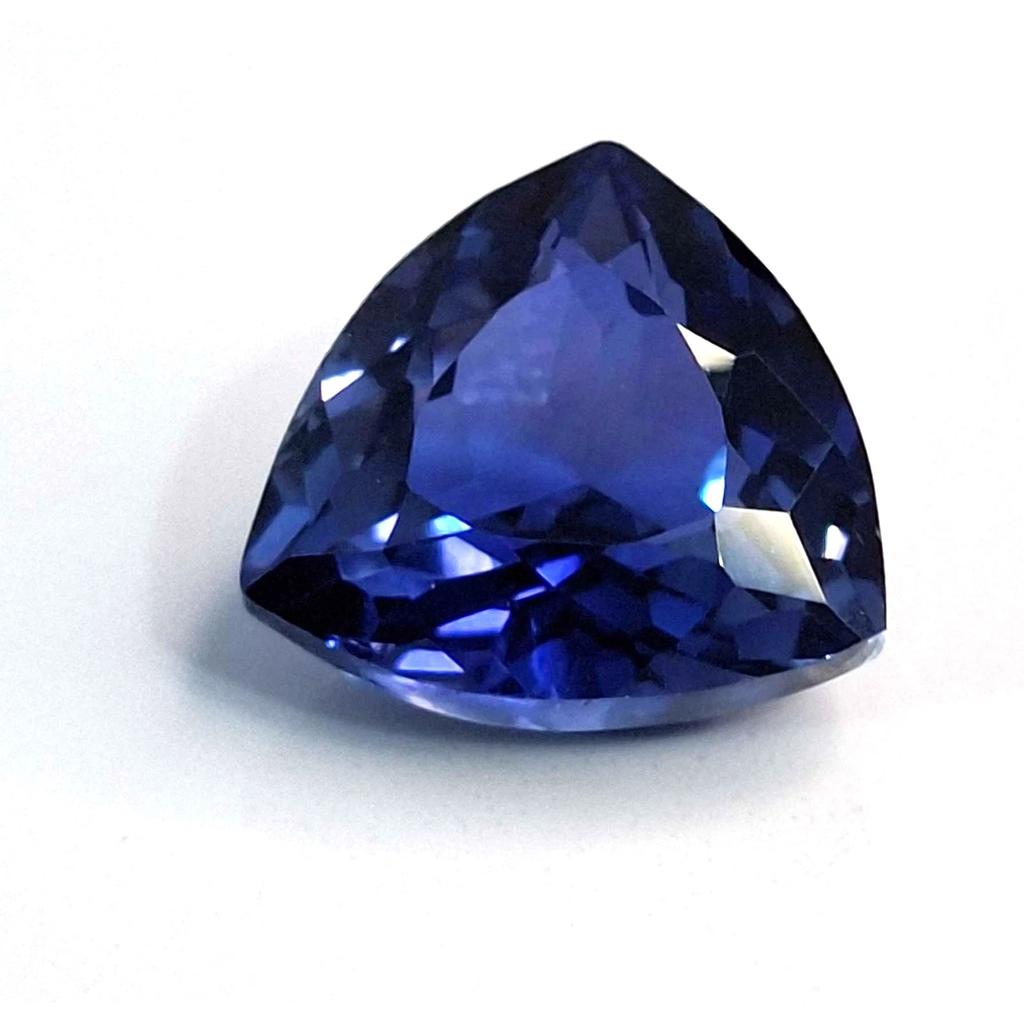 Natural Blue Tanzanite 6-8 Ct Trillion Cut Certified Beautiful Loose Gemstone