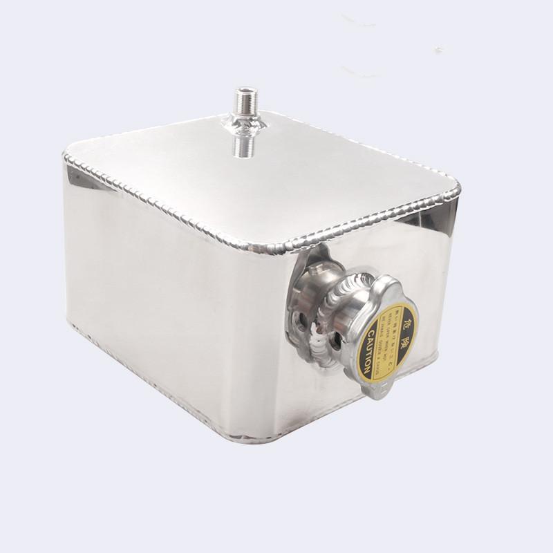 Aluminum Coolant Expansion Overflow Recovery Reservoir 2.5L Water Tank W/ Cap Universal car accessories
