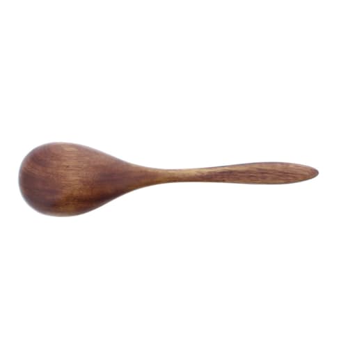 Ishida Soup Spoon, Lacquered, Natural Wood, 17.5cm