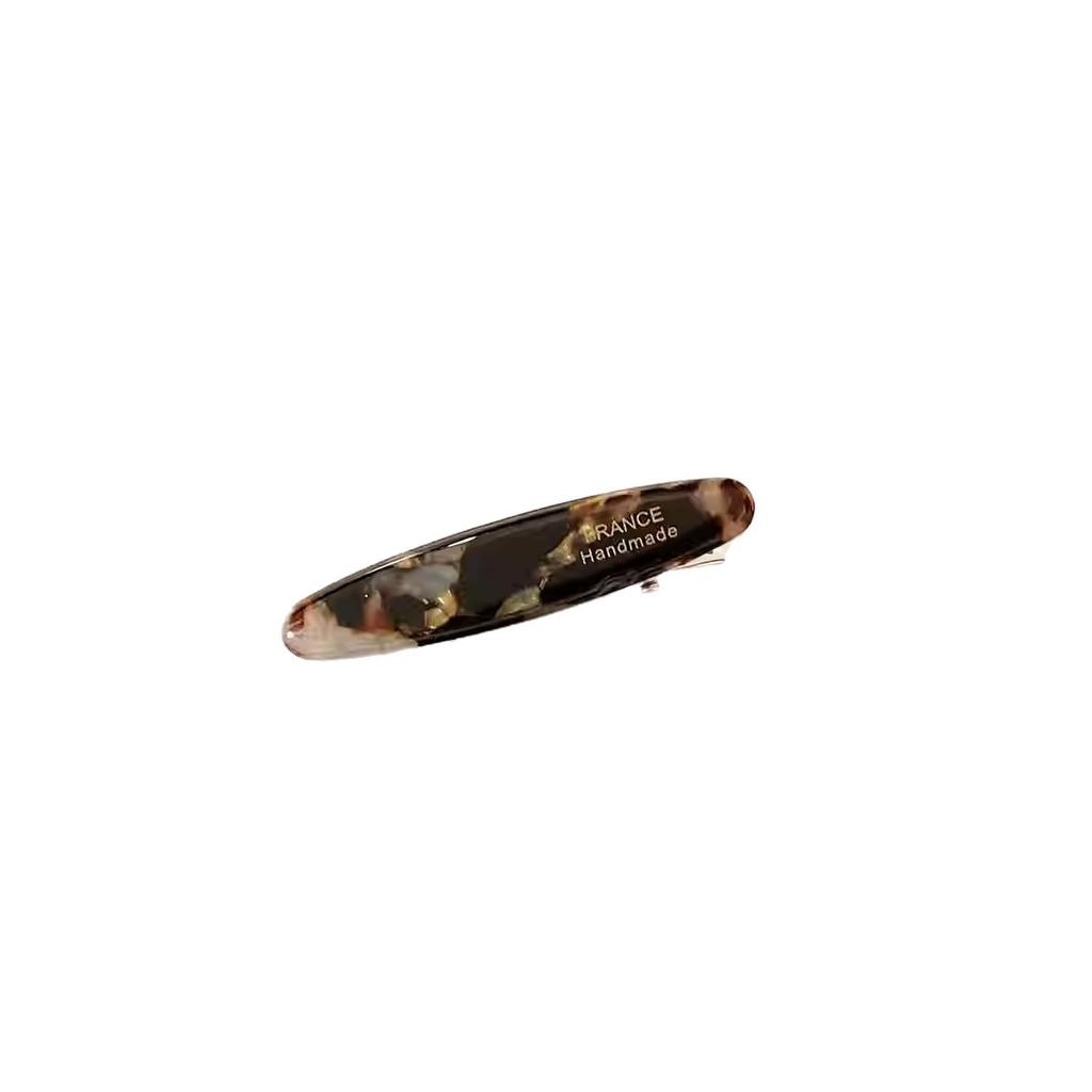 Korean Style Acetate Duckbill Hair Clips for Women, Vintage Simple Side Bangs Barrettes, Elegant Summer Hair Accessories