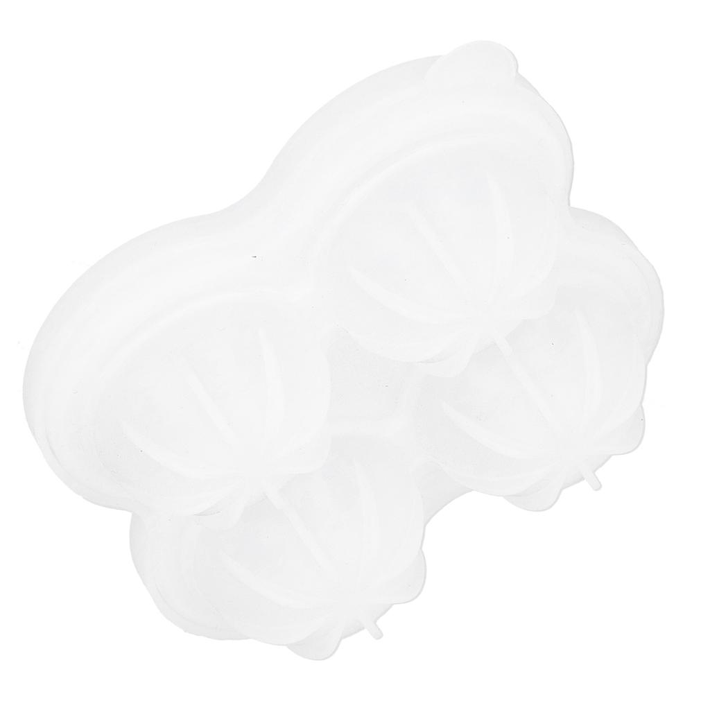 4‑Grid Round Shape Mold Food Grade Silicone Ice Cream Mould for Kitchen Utensils